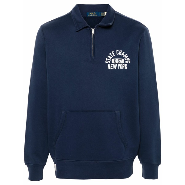 ラルフローレン メンズ パーカー・スウェットシャツ アウター Long-sleeve sweatshirt  Blue