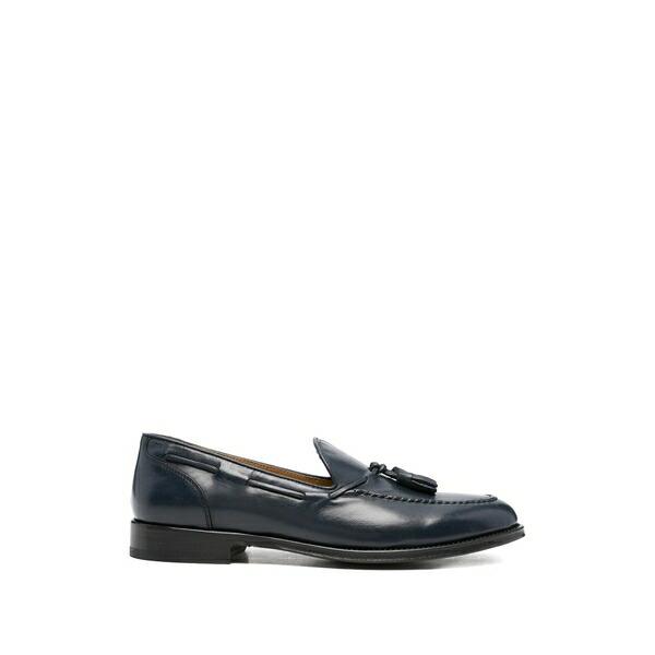 カルピエーレ メンズ スリッポン・ローファー シューズ Tassel-detailed loafers Blue
