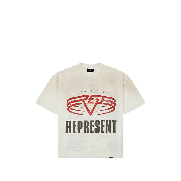 リプレゼント メンズ Tシャツ トップス Legacy graphic t-shirt Neutrals|asty