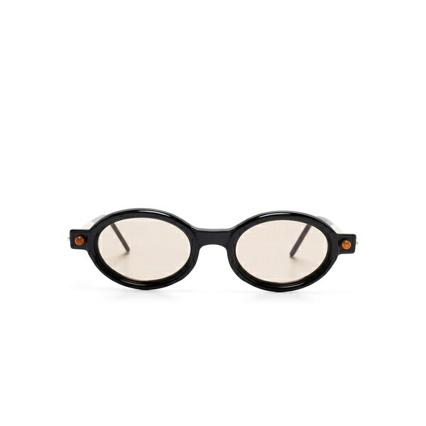 クボラウム メンズ サングラス・アイウェア 付属物 P6 round-frame sunglasses Black