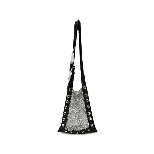 チョポヴァ ロウェナ レディース ショルダーバッグ 御徒面子 Chainmail eyelet satchel Black