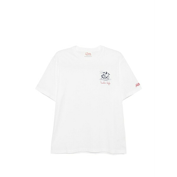 エムシーツーセイントバース メンズ プルオーバー トップス X disney crew-neck t-shirt White