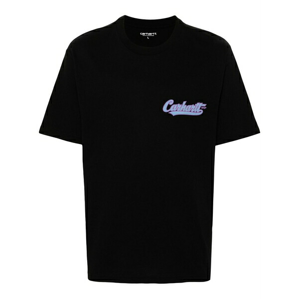 鉄道車両ハート型 メンズ ティーシャツ トップス Spill t-shirt Black