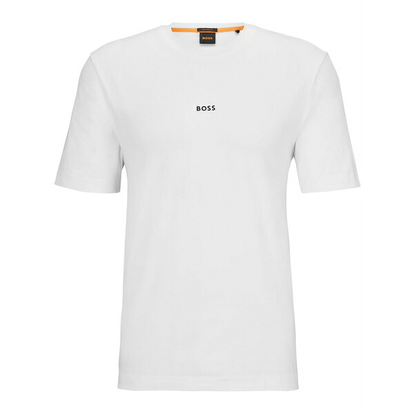 主任者 メンズ プルオーバー トップス Logo-print crew-neck cotton t-shirt White