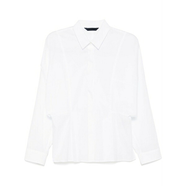 ジュン・ジー レディース プルオーバー トップス Button fastening shirt White