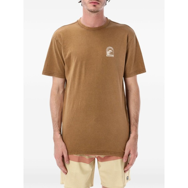 ヴィスラ メンズ Tシャツ トップス Cosmic graphic-print t-shirt Brown｜asty 15,251円
