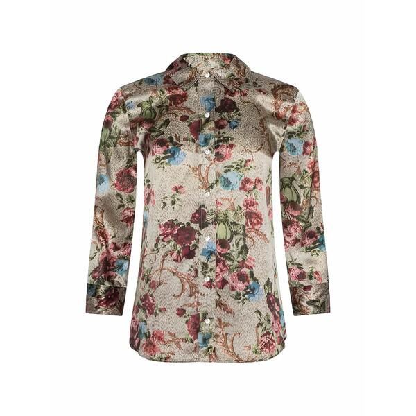 ラジャンス レディース プルオーバー トップス Dani floral-print blouse Neutrals