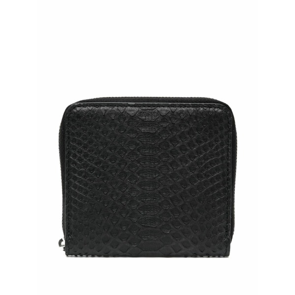 リックオウエンス メンズ 札入れ 佩び物 Zipped wallet Black