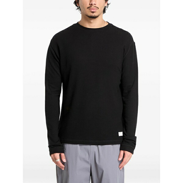 手工芸品 メンズ プルオーバー トップス Long-sleeve t-shirt Black