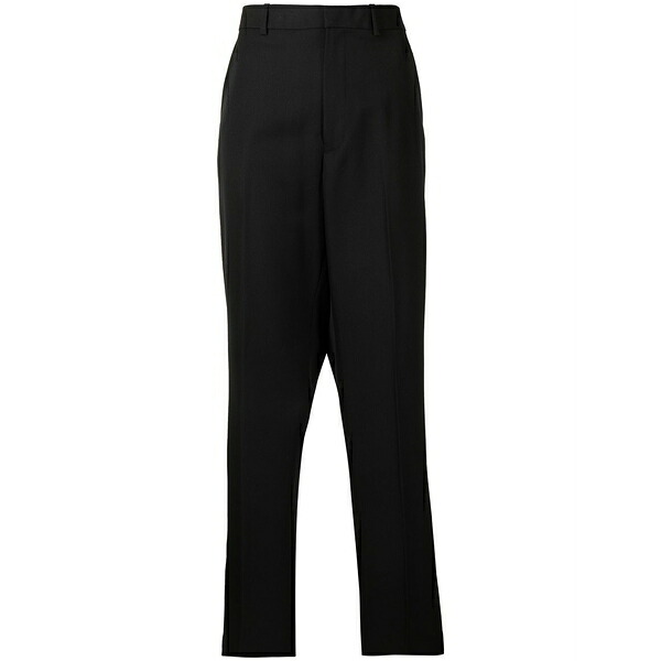 ラルフローレン レディース 心地好いズボン下 ボトムス Straight-leg wool trousers Black