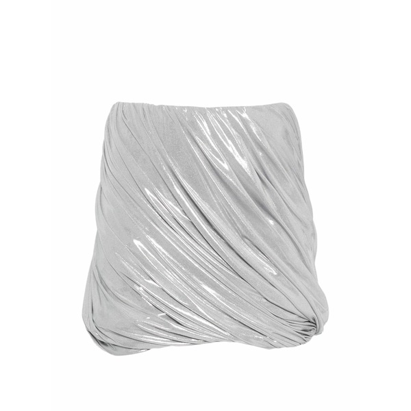 ノーマカマリ レディース スコート ボトムス Metallic draped mini skirt Silver