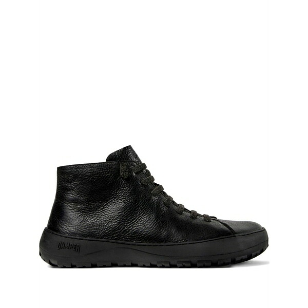 カンペール メンズ ブーツ シューズ Lace-up leather ankle boots Black
