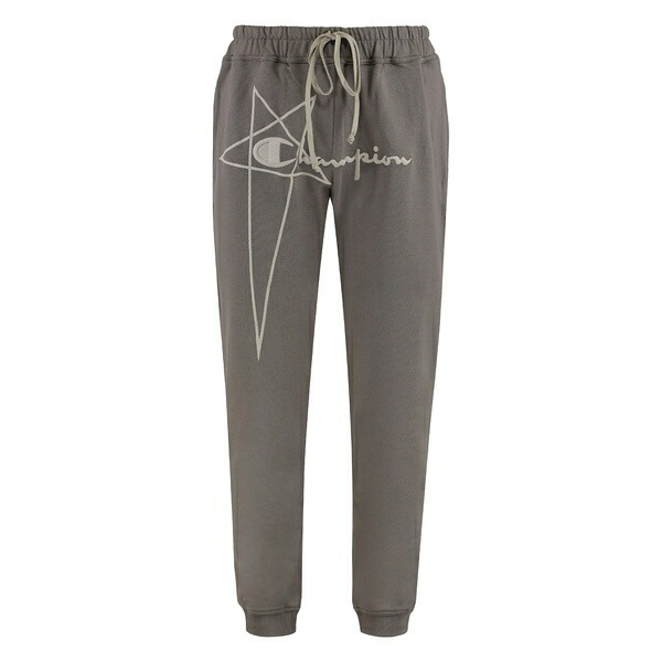 リックオウエンス メンズ カジュアルパンツ ボトムス X champion cotton track pants Grey｜asty