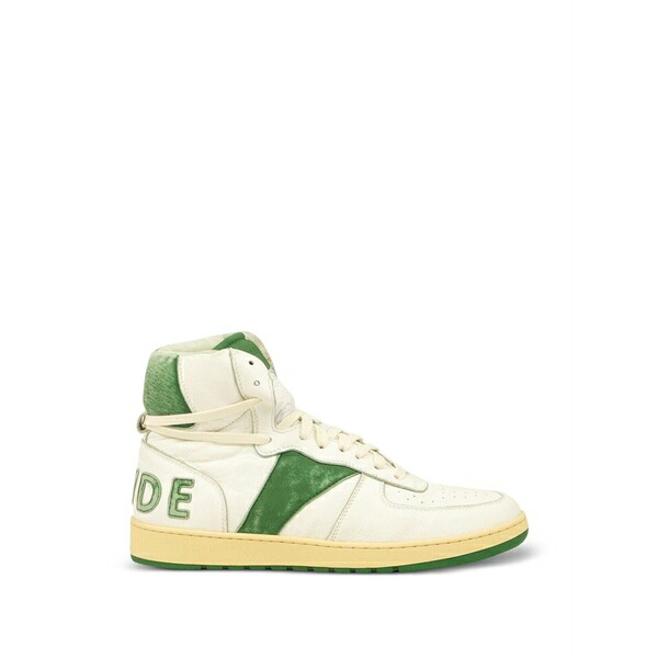 ルード メンズ スニーカー シューズ Rhecess sky hi sneakers White