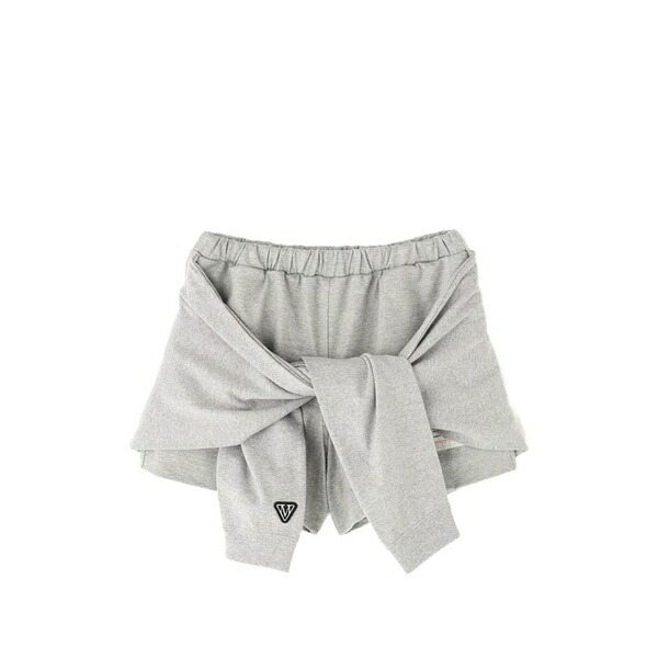 ミハラヤスヒロ レディース 心地好いズボン下 ボトムス Tie-fastening shorts Grey