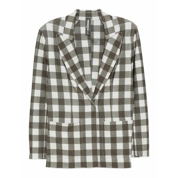 ノーマカマリ レディース 上衣＆上衣 アウター Checked single-breasted blazer Green
