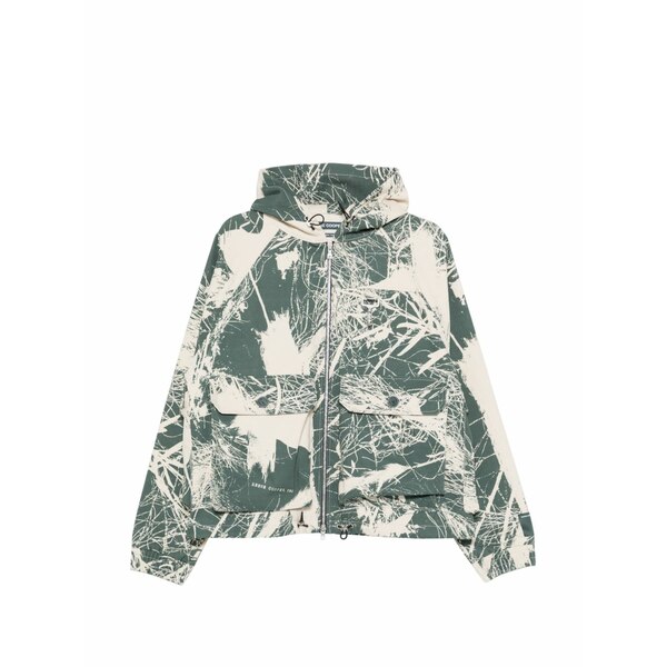 貸しさげる クーパー メンズ 上衣＆上衣 アウター Hooded cargo jacket Green