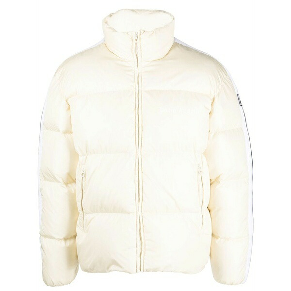 パーム・エンジェルス メンズ 上衣＆上衣 アウター Logo-trim padded short jacket Neutrals