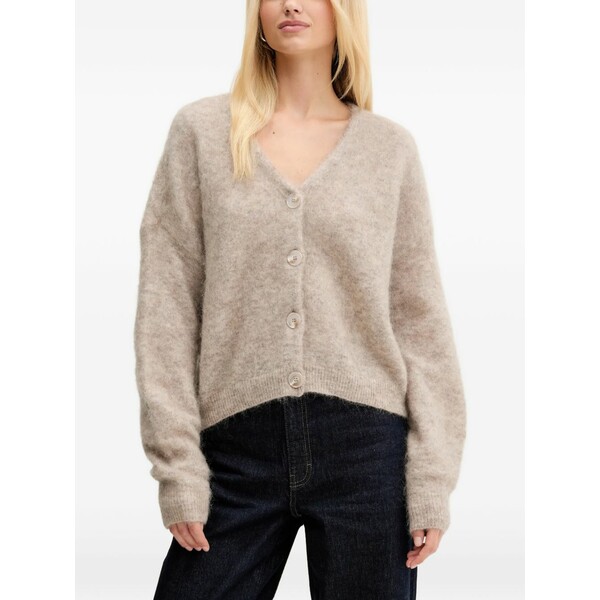 ゲタス レディース ジレー アウター Gzdebbie button v-neck cardigan Neutrals
