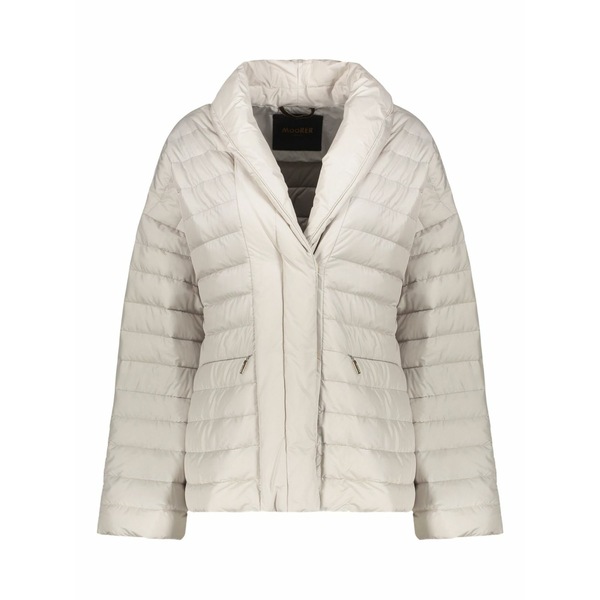 ムーレー レディース 上衣＆上衣 アウター Quilted-pattern puffer jacket Neutrals