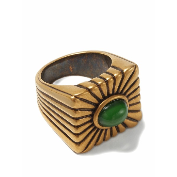 ヴェルサーチ メンズ 輪っか 付属物 Circe ring Gold