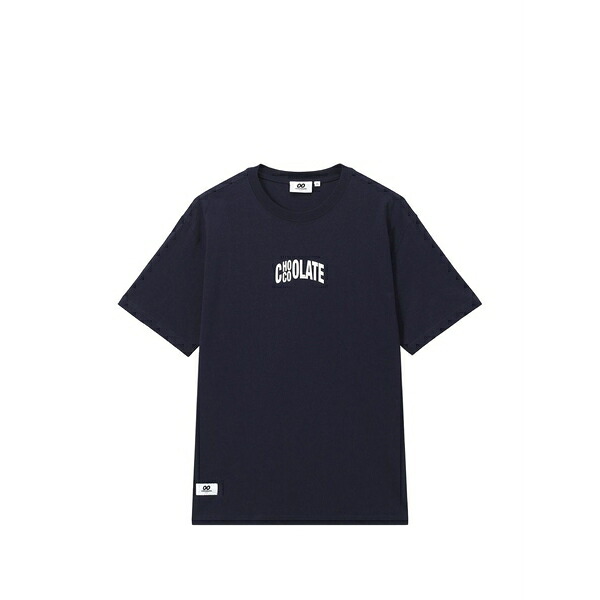黒茶 メンズ プルオーバー トップス Logo-print t-shirt Blue
