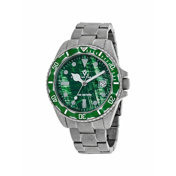 クリスチャンバンサント メンズ ウオッチ 付属物 Montego 44粍 watch Green