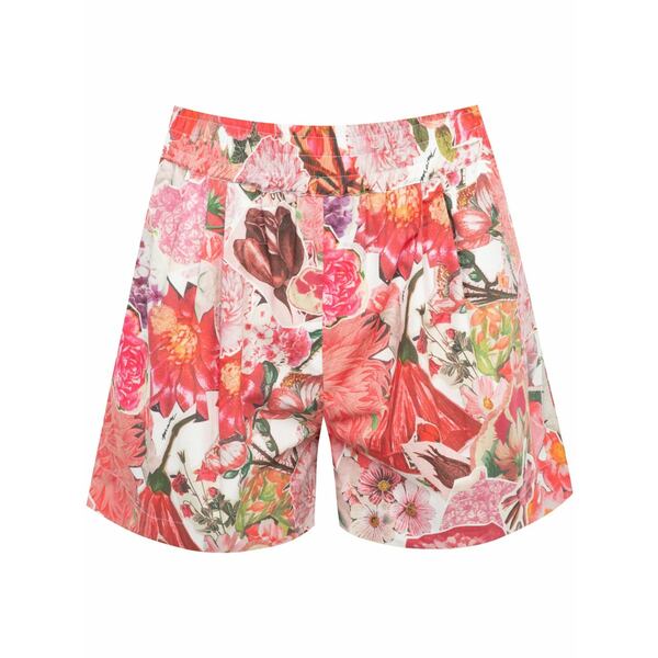 マルニ レディース 心地好いズボン下 ボトムス Floral-print twill shorts Pink