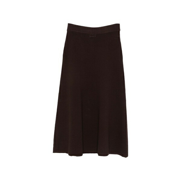 パロッシュ レディース スコート ボトムス Elastic-waist MIDI skirt Brown