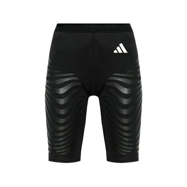 アディダス レディース 心地よいズボン下 ボトムス Logo wave shorts Black