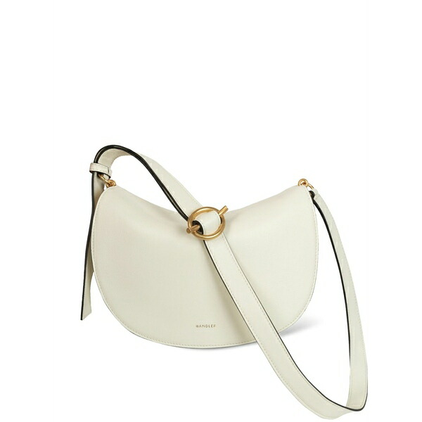 ワンドラー レディース ショルダーバッグ 御徒面子 Leather crossbody bag White