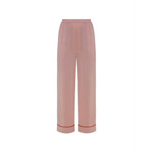 スリー基準打数 メンズ 心地好いズボン下 ボトムス Finnegan piped pajama-style trousers Pink