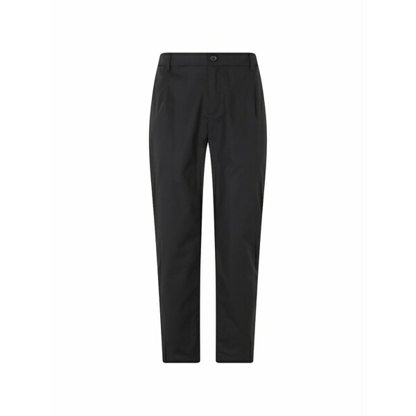 デパートメントファイブ メンズ 心地好いズボン下 ボトムス Prince logo-patch trousers Black