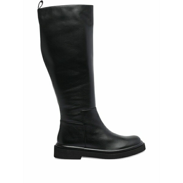 パロマ バルセロ レディース ブーツ シューズ Zip-detail calf leather boots Black｜asty