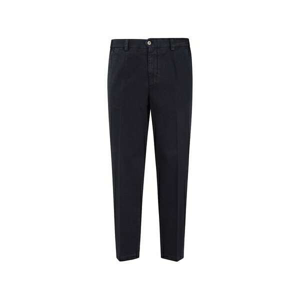 ブリ後ろ側 1949 メンズ 心地よいズボン下 ボトムス Portofino pleat-detail trousers Blue