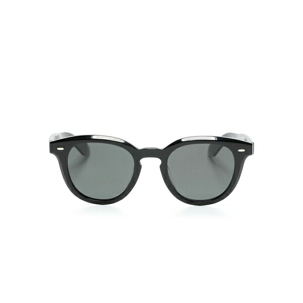 オリバーピープルズ メンズ サングラス・アイウェア 添え物 N.05 sun square-frame sunglasses Black