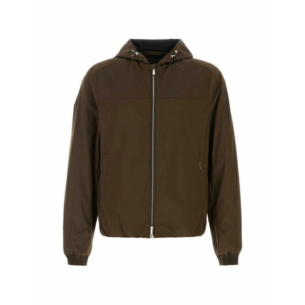ムーレー メンズ 上衣＆上衣 アウター Albori hooded jacket Brown