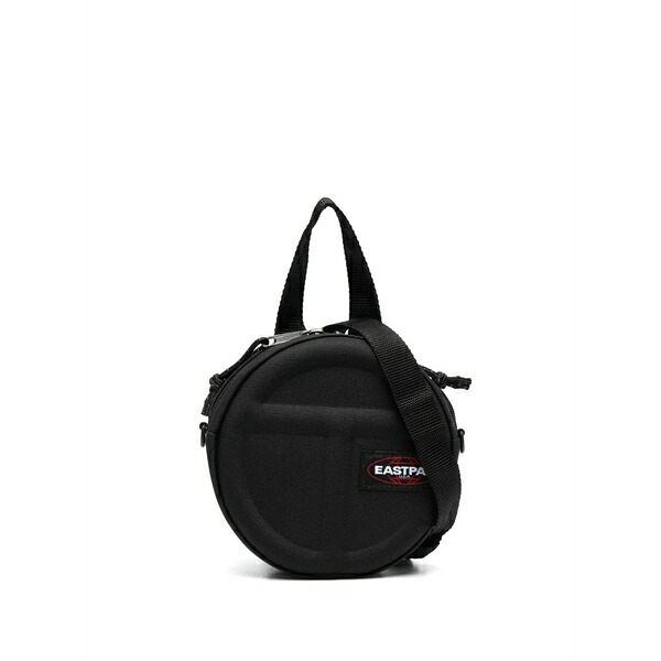 イーストパック メンズ ショルダーバッグ バッグ Logo-patch tote bag Black｜asty