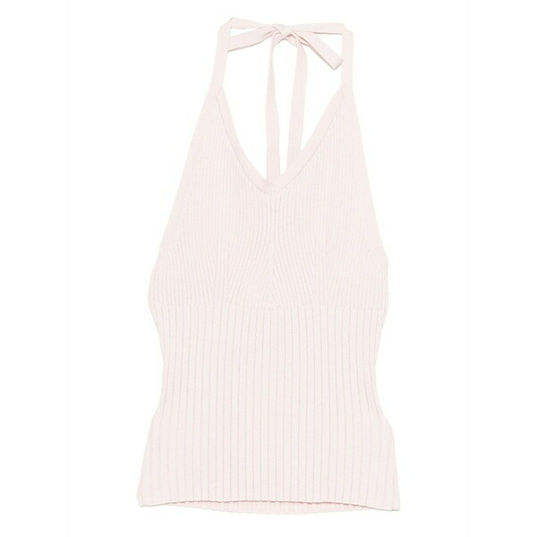 リフォメーション レディース カットソー トップス Delia ribbed halter top Pink