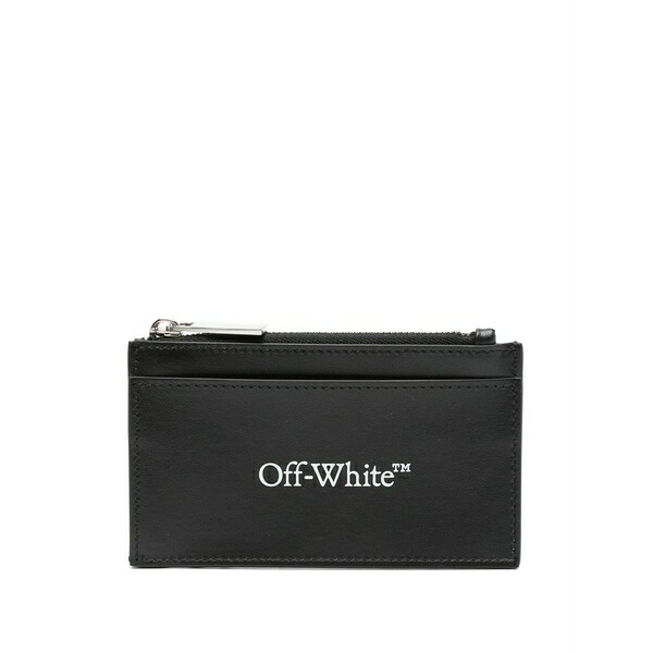象牙色 メンズ 札入れ 佩び物 Bookish card holder Black