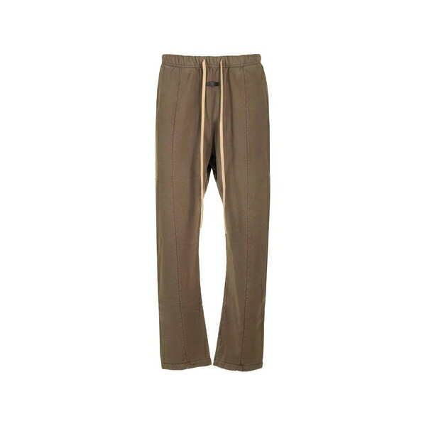 フィアオブゴッド メンズ 心地好いズボン下 ボトムス Forum drawstring-waist track pants Brown