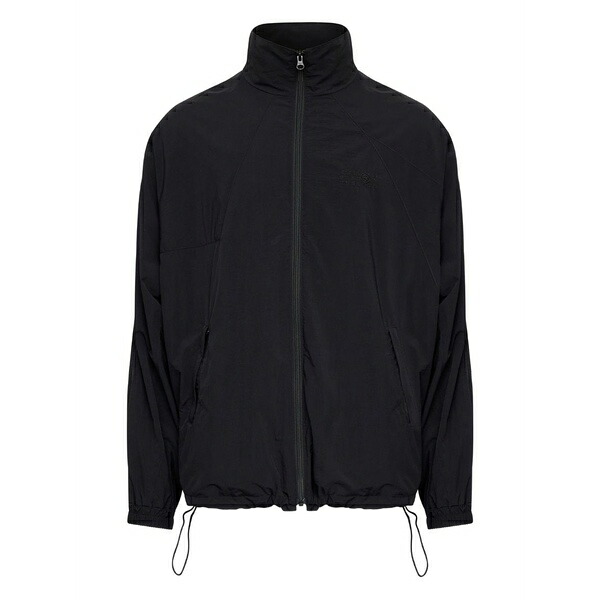 マルタンマルジェラ メンズ 上衣＆上衣 アウター Zip-up windbreaker  Black