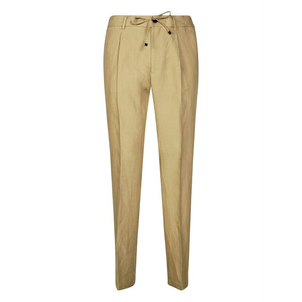 ベルウィッチ メンズ 心地よいズボン下 ボトムス Drawstring pleated trousers Neutrals