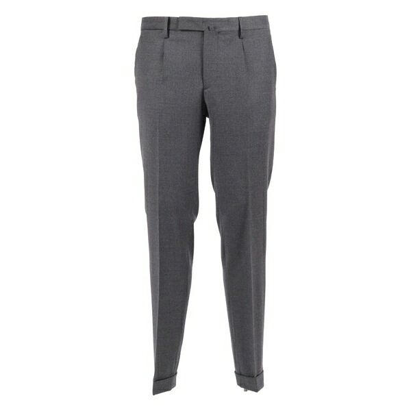 ブリ後押し 1949 メンズ 心地好いズボン下 ボトムス Pleated trousers Grey