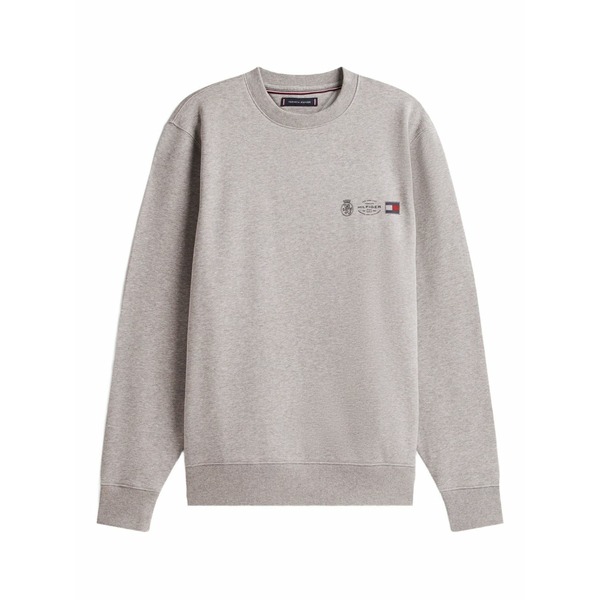 トミー ヒルフィガー メンズ パーカー・スウェットシャツ アウター Logo graphic sweatshirt Grey