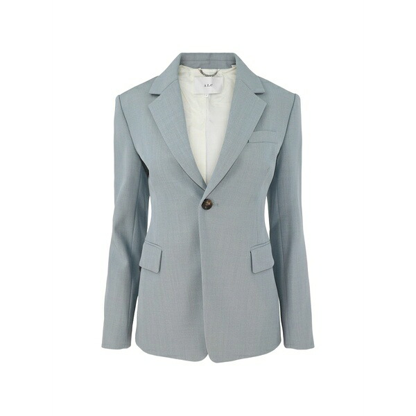 エーエルシー レディース 上衣＆上衣 アウター Elza notched-lapel blazer  Blue