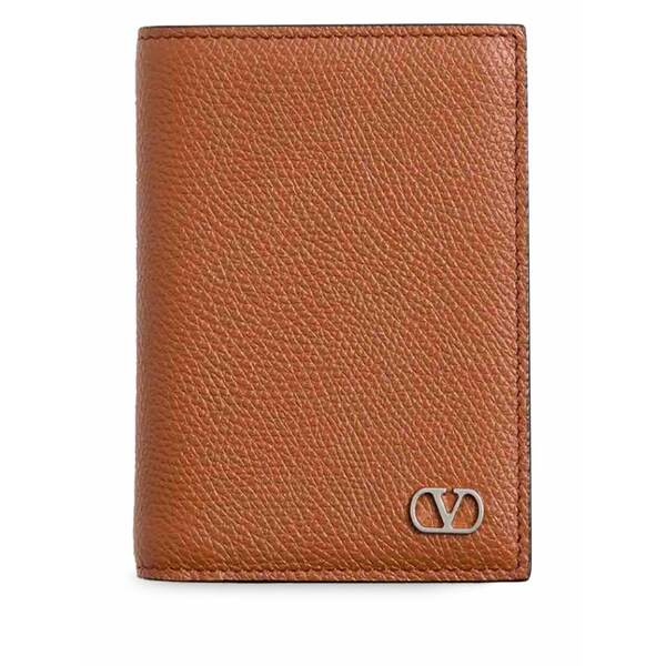 ヴァレンティノ ガラヴァーニ メンズ 金入れ 付属物 Vlogo signature card holder Brown
