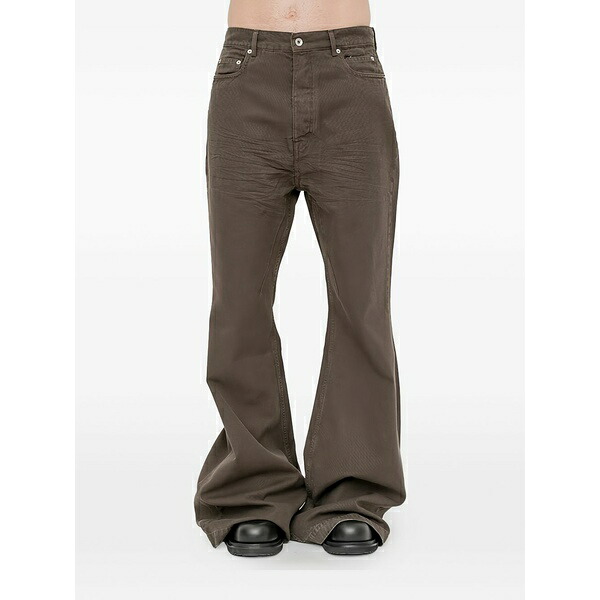 リックオウエンス メンズ デニムパンツ ボトムス Bolan bootcut jeans Brown|asty