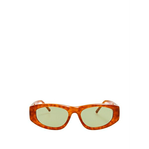 ジ アティコ メンズ サングラス・アイウェア 添え物 X linda farrow maya tortoiseshell-effect sunglasses Brown