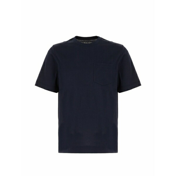 チルコロ1901 メンズ プルオーバー トップス Pocket t-shirt Blue